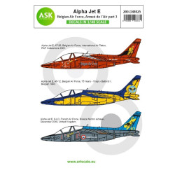 Ask D48025 1/48 Decal For Alpha Jet E Belgian Air Force And Armee De Lair Part 3