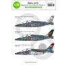 Ask D72018 1/72 Decal For Alpha Jet E Belgian Af Armee De L Air Part 1