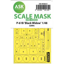 Ask M48023 1/48 Painting Mask For P-61 Black Widow One-sided Gwh