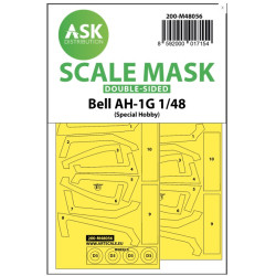 Ask M48056 1/48 Double-sided Painting Mask Bell Ah-1g For Special Hobby