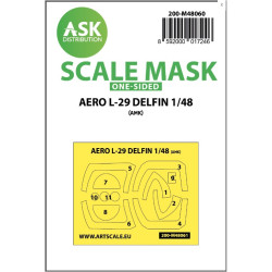 Ask M48060 1/48 One-sided Painting Mask For Aero L-29 Delfin For Amk