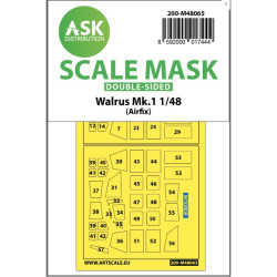 Ask M48065 1/48 Double-sided Painting Mask For Walrus Mk.1 For Airfix