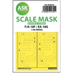 Ask M48066 1/48 Painting Mask For F/A-18f Super Hornet / Ea-18g Growler For Meng