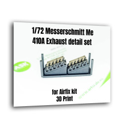 Ask A72011 1/72 Messerschmitt Me 410a Exhaust Detail Set Rec. Kit Airfix Resin