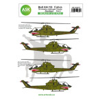 Ask D32019 1/32 Bell Ah-1g Cobra Kentaur 3th Aviation Helicopter Decal