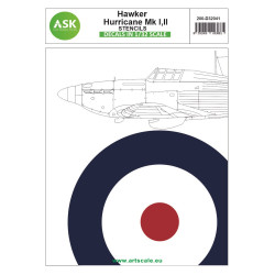 Ask D32041 1/32 Hawker Hurricane Mk.i, Mk.ii - Stencils Decal