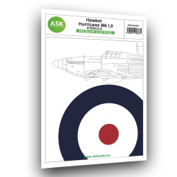 Ask D32041 1/32 Hawker Hurricane Mk.i, Mk.ii - Stencils Decal