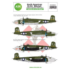 Ask D48043 1/48 B-25j Mitchell Part 7 - Us Dogface Squadron, Yahoudi Decal