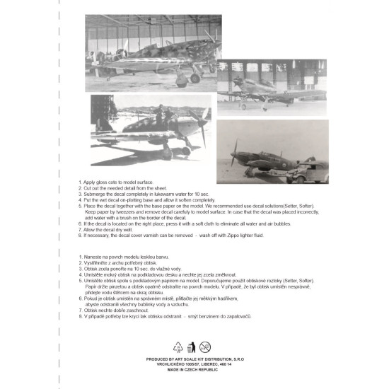 Ask D48045 1/48 Hawker Hurricane Mk.ia / Mk.iia Part 2 - Italy Regia Aeronautic