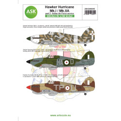 Ask D48045 1/48 Hawker Hurricane Mk.ia / Mk.iia Part 2 - Italy Regia Aeronautic