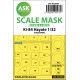 Ask M32006 1/32 Nakajima Ki-84 Hayate Double-sided Express Mask For Hasegawa