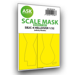Ask M32010 1/32 Sb2c-4 Helldiver Wheel Bays Express Mask For Infinity Kit