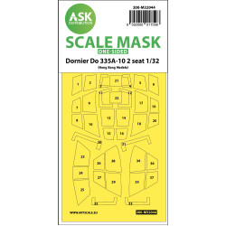 Ask M32044 1/32 Dornier Do 335a-10 Two Seater One-sided Mask For Hk Models