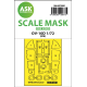 Ask M72091 1/72 Ov-10d Bronco One-sided Express Fit Painting Mask For Icm