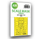 Ask M72091 1/72 Ov-10d Bronco One-sided Express Fit Painting Mask For Icm