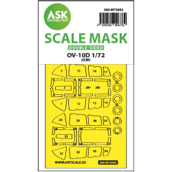 Ask M72092 1/72 Ov-10d Bronco Double-sided Express Fit Painting Mask For Icm