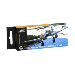Arcus 2011 Enamel paints set Luftwaffe Bombers Eastern Front 6 colors in set