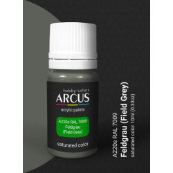 Arcus 220 Enamel paint. Wehrmacht. RAL 7009 Hellgrau (Light Grey) 10ml