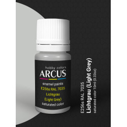 Arcus 256 Enamel paint Modern Luftwaffe RAL 7035 Light Grey Saturated color 10ml