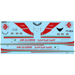 26decals 144-01 1/144 Air Algerie Boeing 727-200 Laser Decal