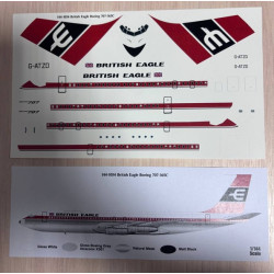 26decals 144-1054 1/144 British Eagle 707-320c Accessories For Aircraft