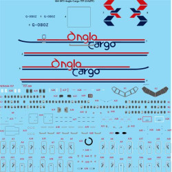 26decals 144-1073 1/144 Anglo Cargo Boeing 757-200f Laser Decal