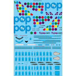 26decals 144-1077 1/144 Fly Pop Airbus A330-300 Laser Decal