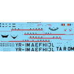 26decals 144-1124 1/144 Tarom Early Ilyushin Il-18 Laser Decal