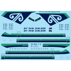 26decals 144-121 1/144 Air New Zealand Boeing 767-300 Laser Decal