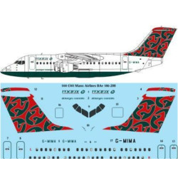 26decals 144-1341 1/144 Manx Final Livery Bae 146-200 Laser Decal