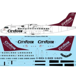 26decals 144-1344 1/144 Cityflyer Express Atr-42-300 For X-scale Laser Decal