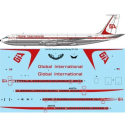 26decals 144-1351 1/144 Global International Airways Boeing 707-321b Laser Decal