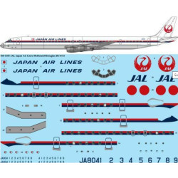 26decals 144-1355 1/144 Jal Douglas Dc-8-61 Laser Decal