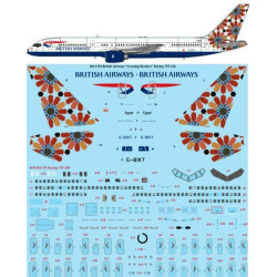 26decals 144-1374 1/144 British Airways Crossing Borders Boeing 757-236 Laser Decal