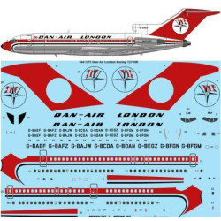 26decals 144-1375 1/144 Dan-air London Delivery Boeing 727-100 Crm Laser Decal