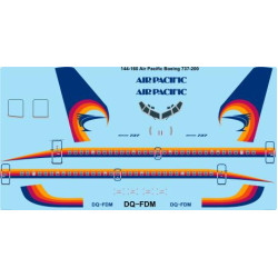 26decals 144-160 1/144 Air Pacific Boeing 737-200 Laser Decal For Aircraft