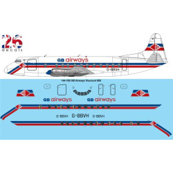 26decals 144-180 1/144 Gb Airways Viscount 800 Laser Decal For Aircraft