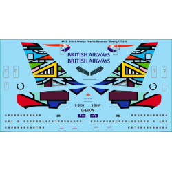 26decals 144-23 1/144 Ba Martha Masanabo Boeing 757-200 Laser Decal