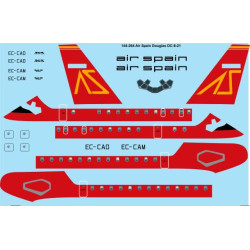 26decals 144-264 1/144 Air Spain Douglas Dc-8-21 Laser Decal For Aircraft