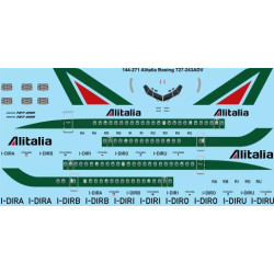26decals 144-271 1/144 Alitalia Boeing 727-200 Laser Decal For Aircraft