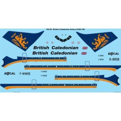 26decals 144-28 1/144 British Caledonian Airbus A320 Laser Decal
