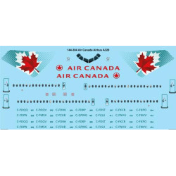 26decals 144-304 1/144 Air Canada Airbus A320 Laser Decal
