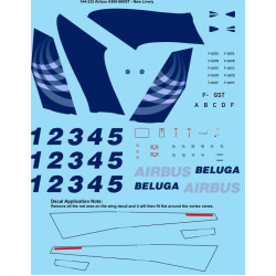 26decals 144-333 1/144 Airbus A300-600st New Livery Laser Decal