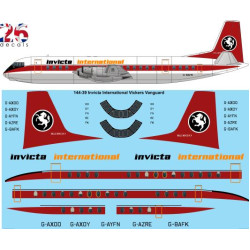 26decals 144-39 1/144 Invicta Vanguard Laser Decal For Aircraft