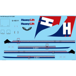 26decals 144-393 1/144 Heavylift Boeing 707-320c Laser Decal
