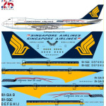 26decals 144-396 1/144 Singapore Delivery Boeing 747-200 Laser Decal