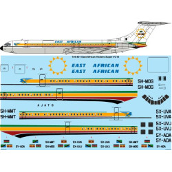 26decals 144-401 1/144 East African Super Vc10 Laser Decal