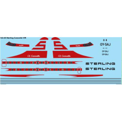 26decals 144-45 1/144 Sterling Caravelle Vir Laser Decal