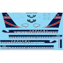 26decals 144-458 1/144 Capitol Douglas Dc-8-63 Laser Decal