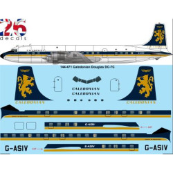26decals 144-471 1/144 Caledonian Douglas Dc-7c Laser Decal